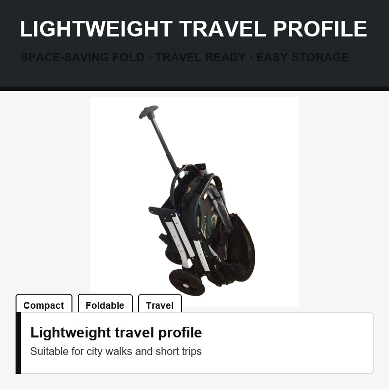 Compact Folding Pet Stroller - Material