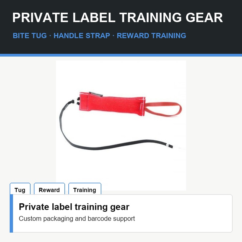 Dog Training Tug Tool - Packaging