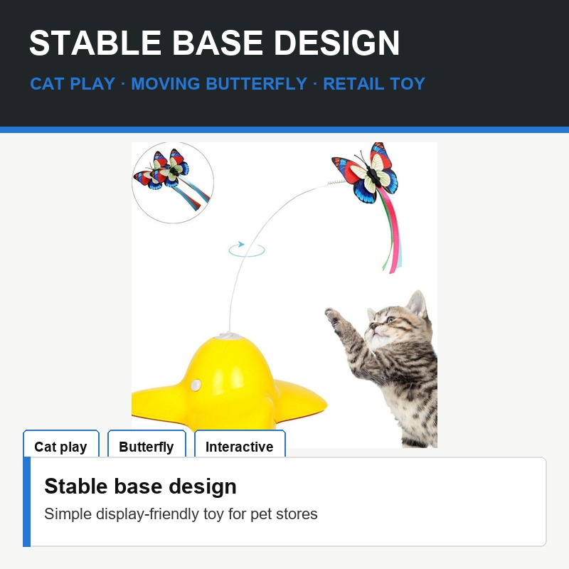 Interactive Butterfly Cat Teaser - Material