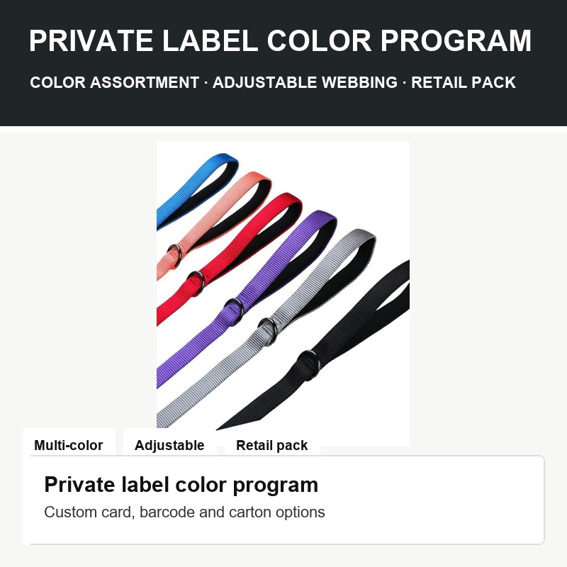Multi-Color Nylon Collar Set - Packaging