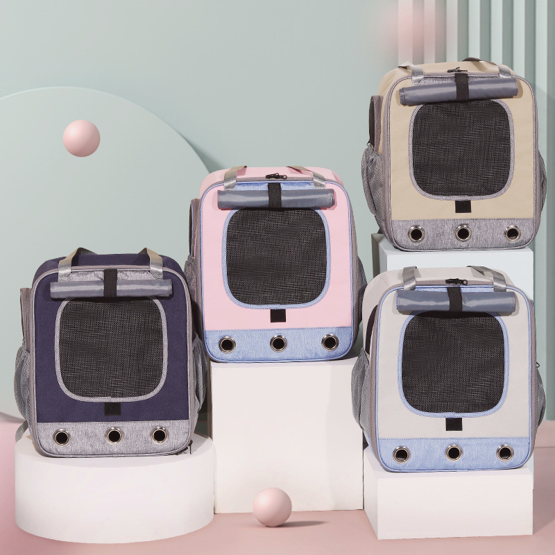 Multi-Functional Pet Carrier Bag - Pink