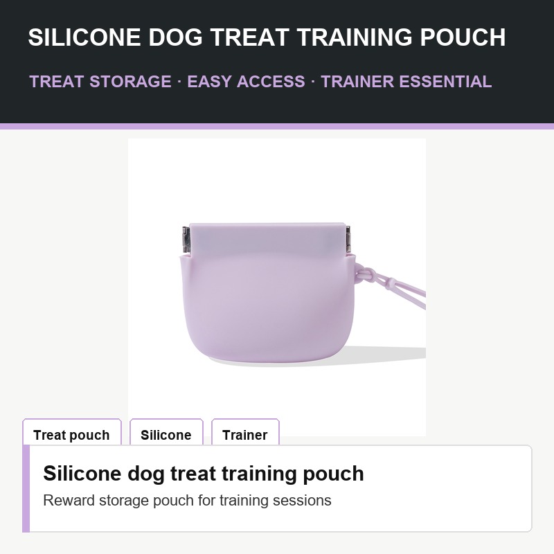 Silicone Dog Treat Training Pouch