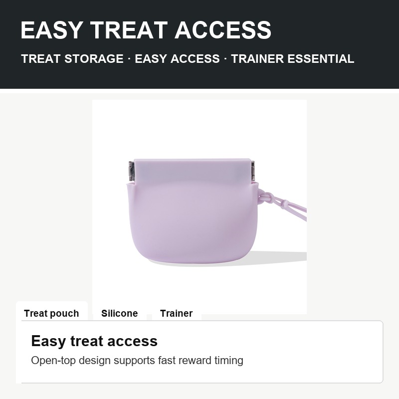 Silicone Dog Treat Training Pouch - Fit Detail