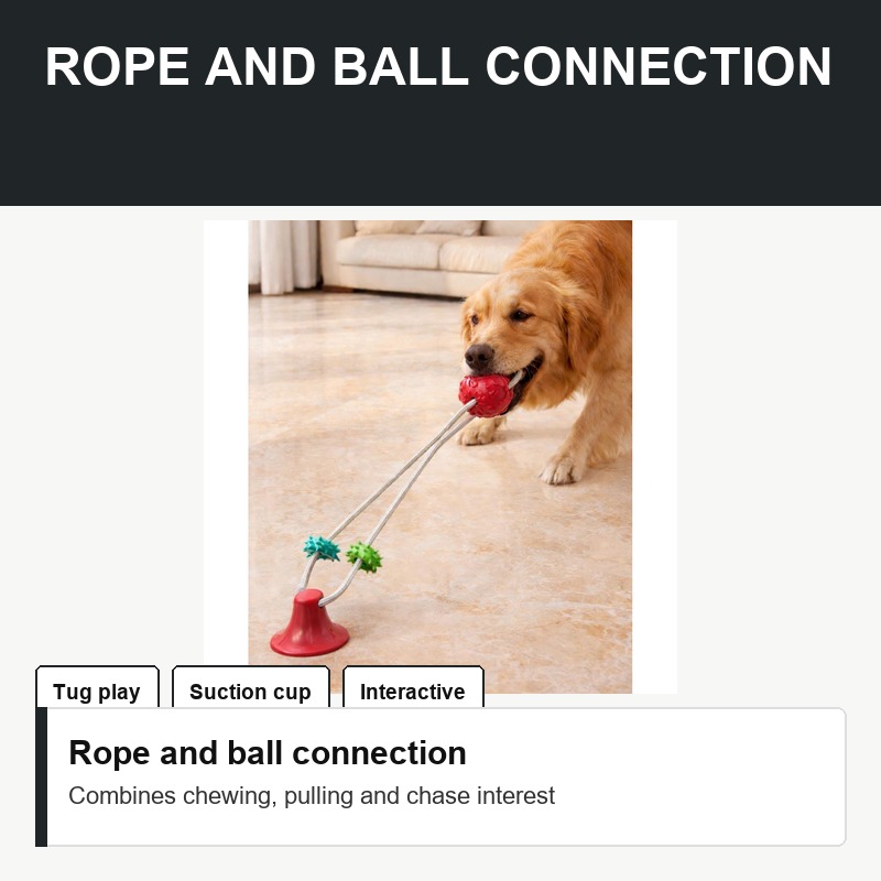 Suction Cup Tug Ball Toy - Material
