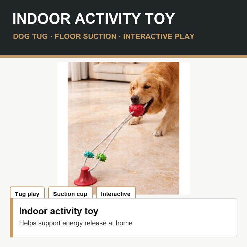 Suction Cup Tug Ball Toy - Hardware