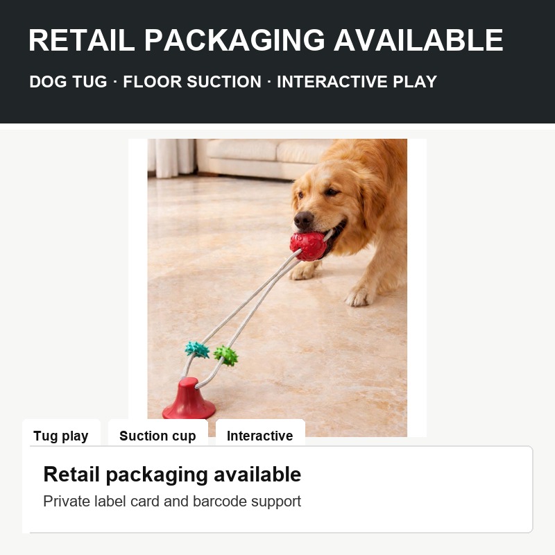 Suction Cup Tug Ball Toy - Packaging