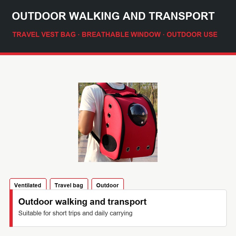 Ventilated Pet Carrier Backpack - Hardware