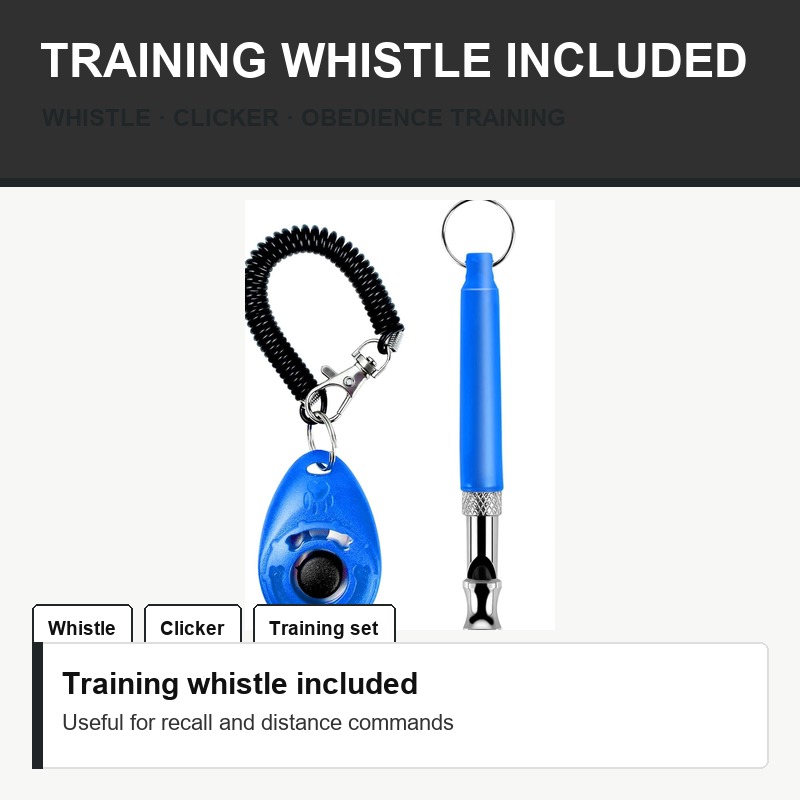 Whistle Clicker Training Set - Fit Detail