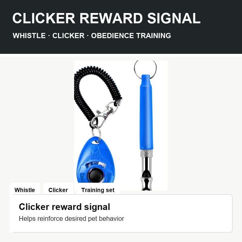 Whistle Clicker Training Set - Material