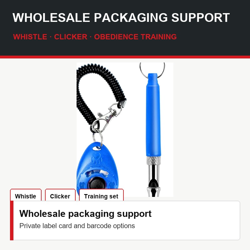 Whistle Clicker Training Set - Packaging